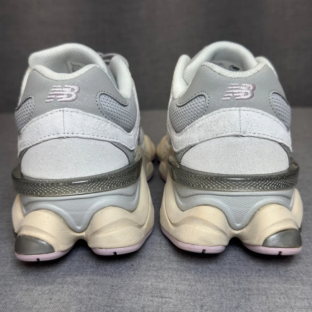 New Balance 9060 Grey Grey Pink Lifestyle Sneakers U9060GM Mens 8 Womens 9.5